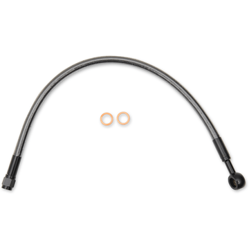 MAGNUM SHIELDING Brake Line 10mm-Straight 21" Black Pearl