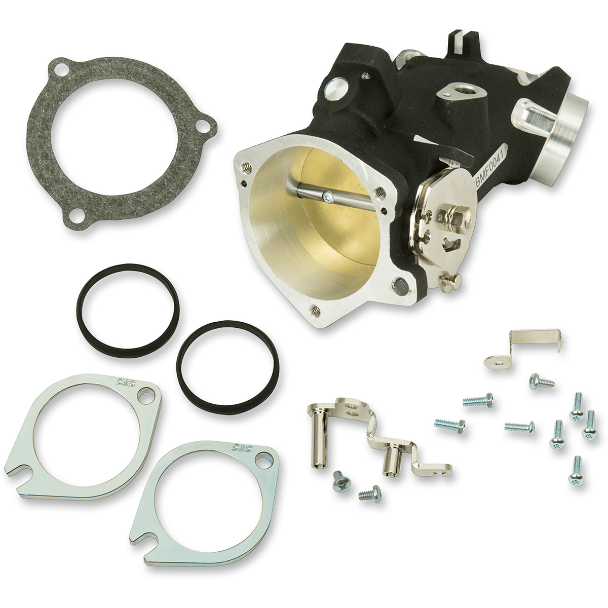 S&S CYCLE Throttle Hog Cable Operated Throttle Body Kit Black 66 mm 124" Engine 1700348