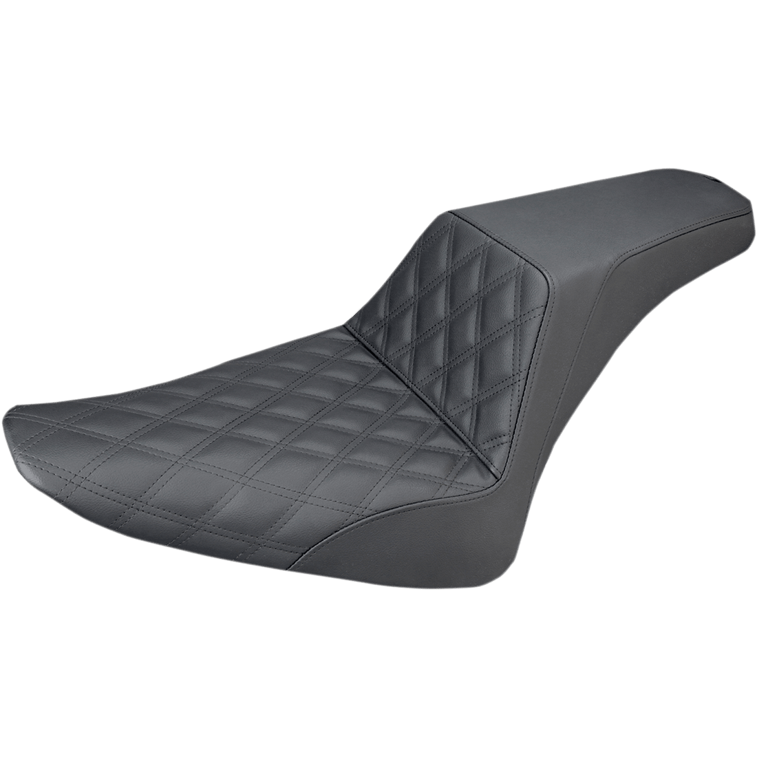 SADDLEMEN Step-Up Seat Front Lattice Stitch Black FLS 81226172