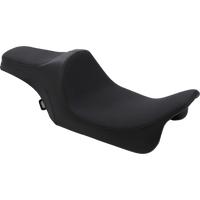 DRAG SPECIALTIES Predator III Slip Stop™ Seat Smooth Black FL '08-'23