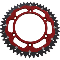 MOOSE RACING Dual Sprocket Red 48 Tooth