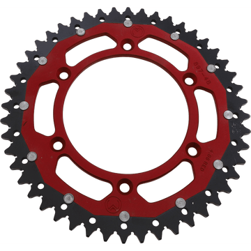 MOOSE RACING Dual Sprocket Red 48 Tooth