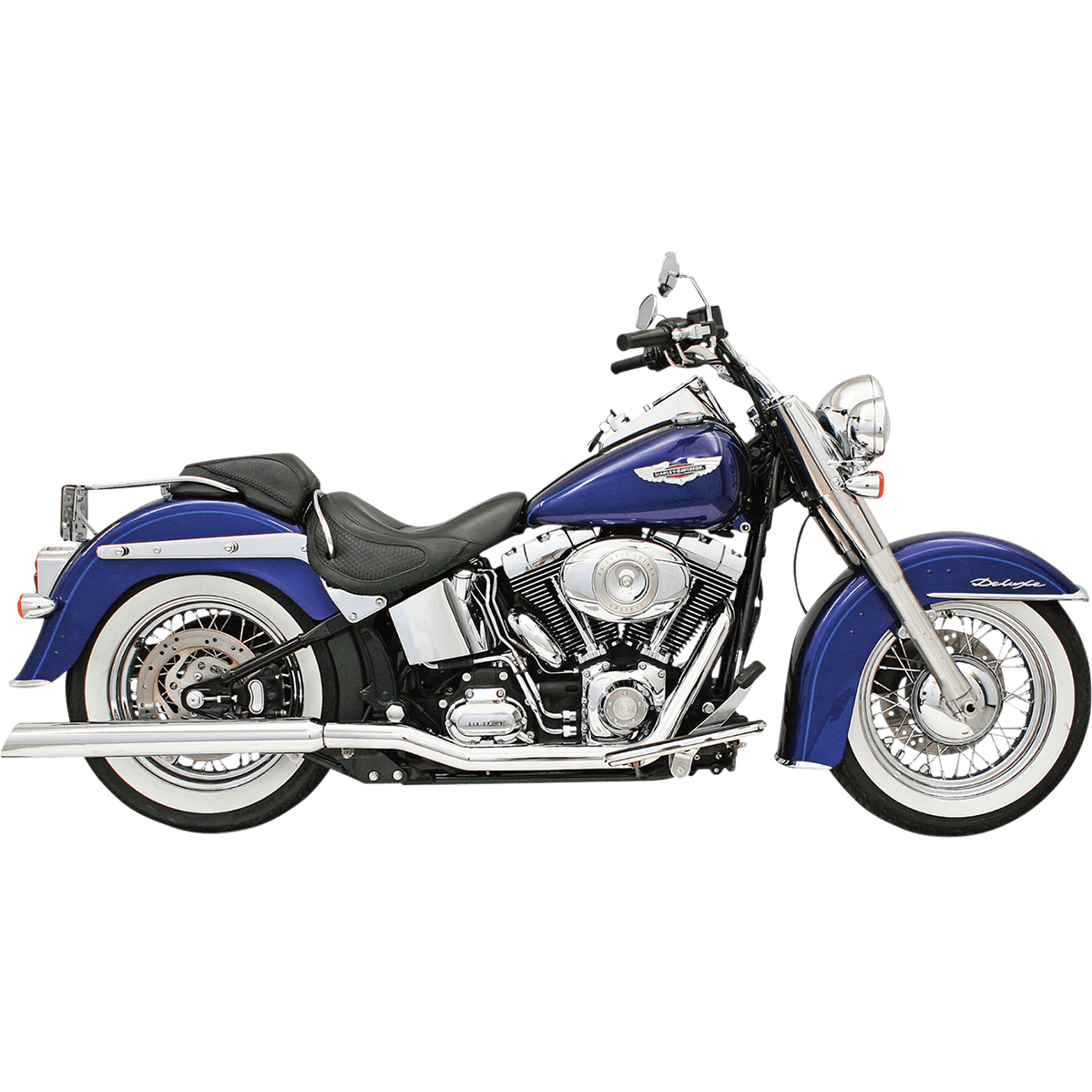 BASSANI XHAUST Tru Dual Exhaust '86-'06 Softail SFT211