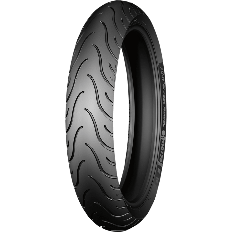 MICHELIN Tire Pilot Street Radial Front 110/70R17 54H 23127