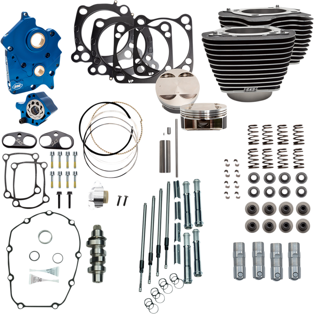 S&S CYCLE 124" Power Package Engine Performance Kit Chain Drive 3101050B