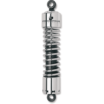 PROGRESSIVE SUSPENSION 412 Series Shock 11.5" Standard Chrome H-D 4124006C