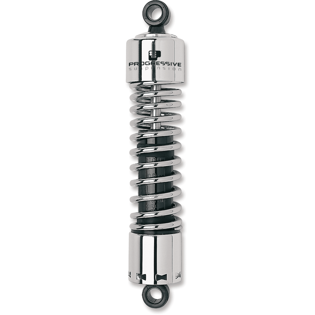 PROGRESSIVE SUSPENSION 412 Series Shock 12" Standard Chrome H-D 4124013C