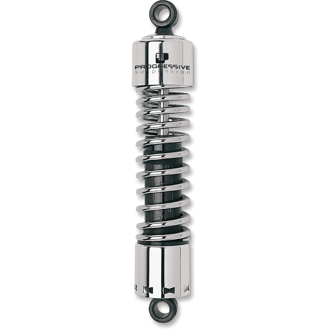 PROGRESSIVE SUSPENSION 412 Series Shock 11" Heavy Duty Chrome H-D 4124022C