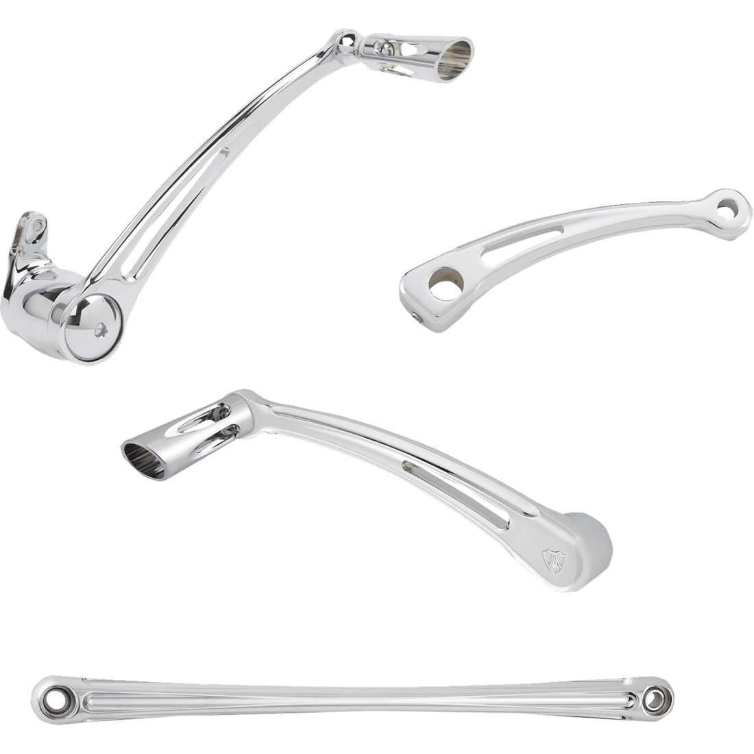 ARLEN NESS Deep Cut Foot Control Kit w/ Toe Shifter Chrome 420109