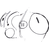 MAGNUM SHIELDING Control Cable Kit XR Black/Chrome 489672