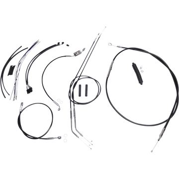 MAGNUM SHIELDING Control Cable Kit XR Black/Chrome 489672