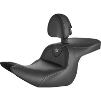 SADDLEMEN Roadsofa™ Carbon Fiber Seat Carbon Fiber with Backrest GL1800 '18-'23 H1807185BR