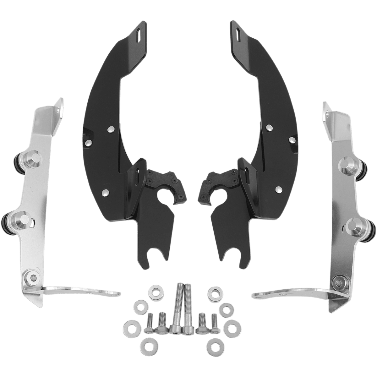 MEMPHIS SHADES Batwing Trigger Lock Mounting Kit Aero Black MEK1900