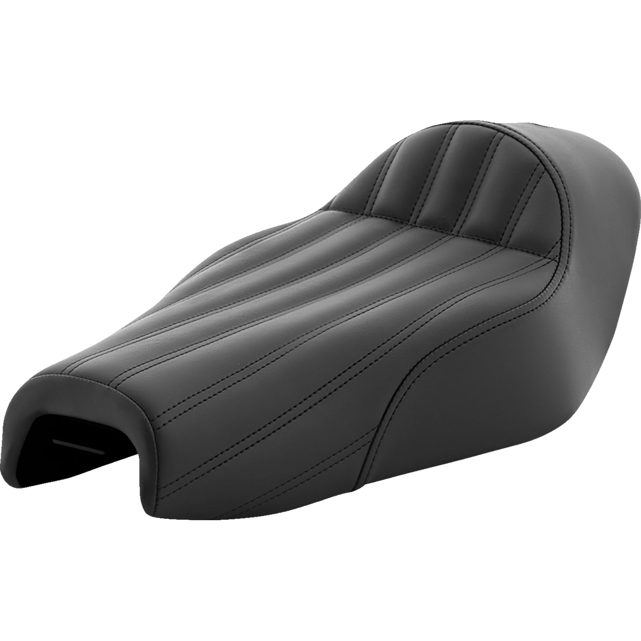 SADDLEMEN Knuckle Solo Seat Ribbed Black 807030023