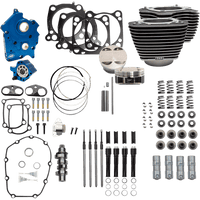 S&S CYCLE 124" Power Package Engine Performance Kit Chain Drive 3101054B