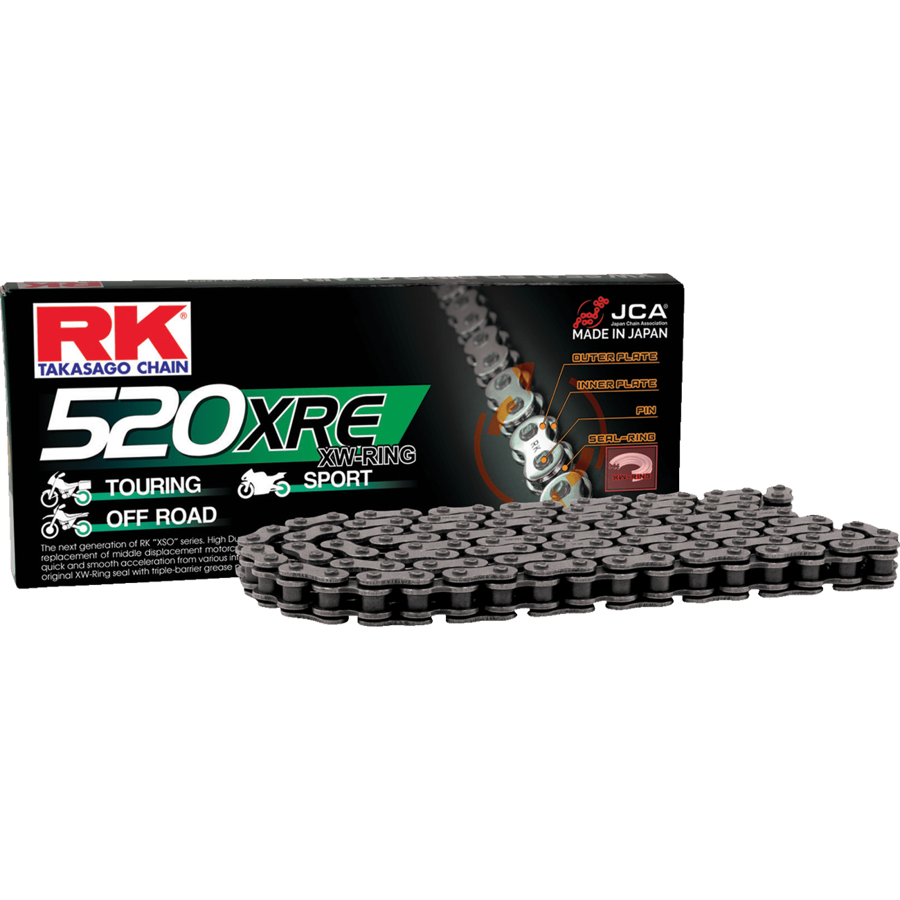 RK 520 XRE Drive Chain 108 Links 520XRE108