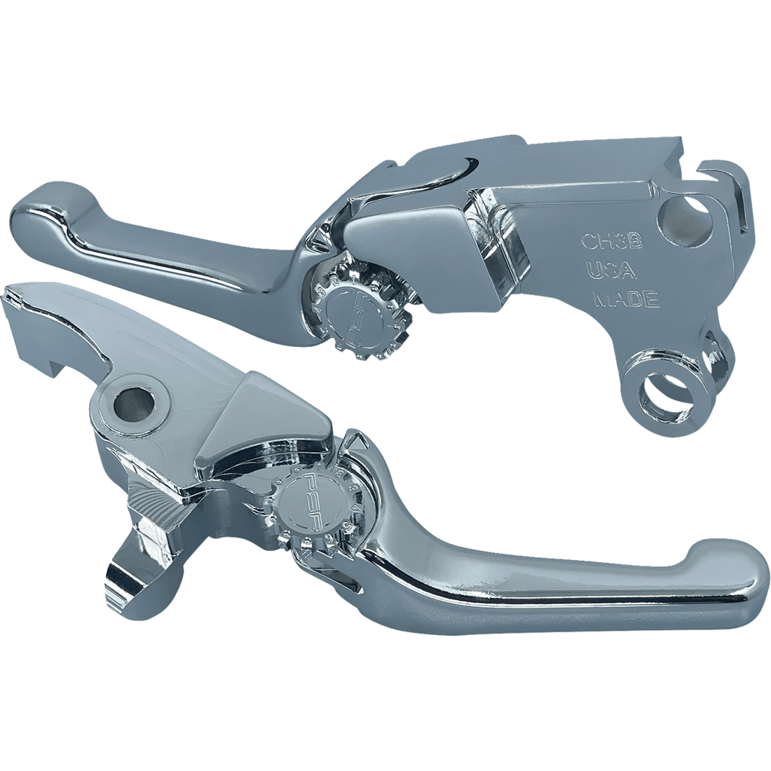 PSR Lever Set Anthem Harley Davidson Short Chrome