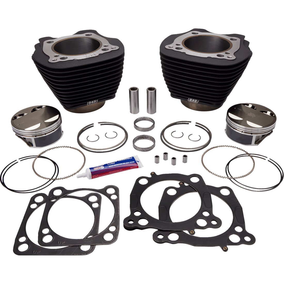 S&S CYCLE 128" Big Bore Cylinder Kit M8 Black