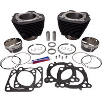 S&S CYCLE 128" Big Bore Cylinder Kit M8 Black