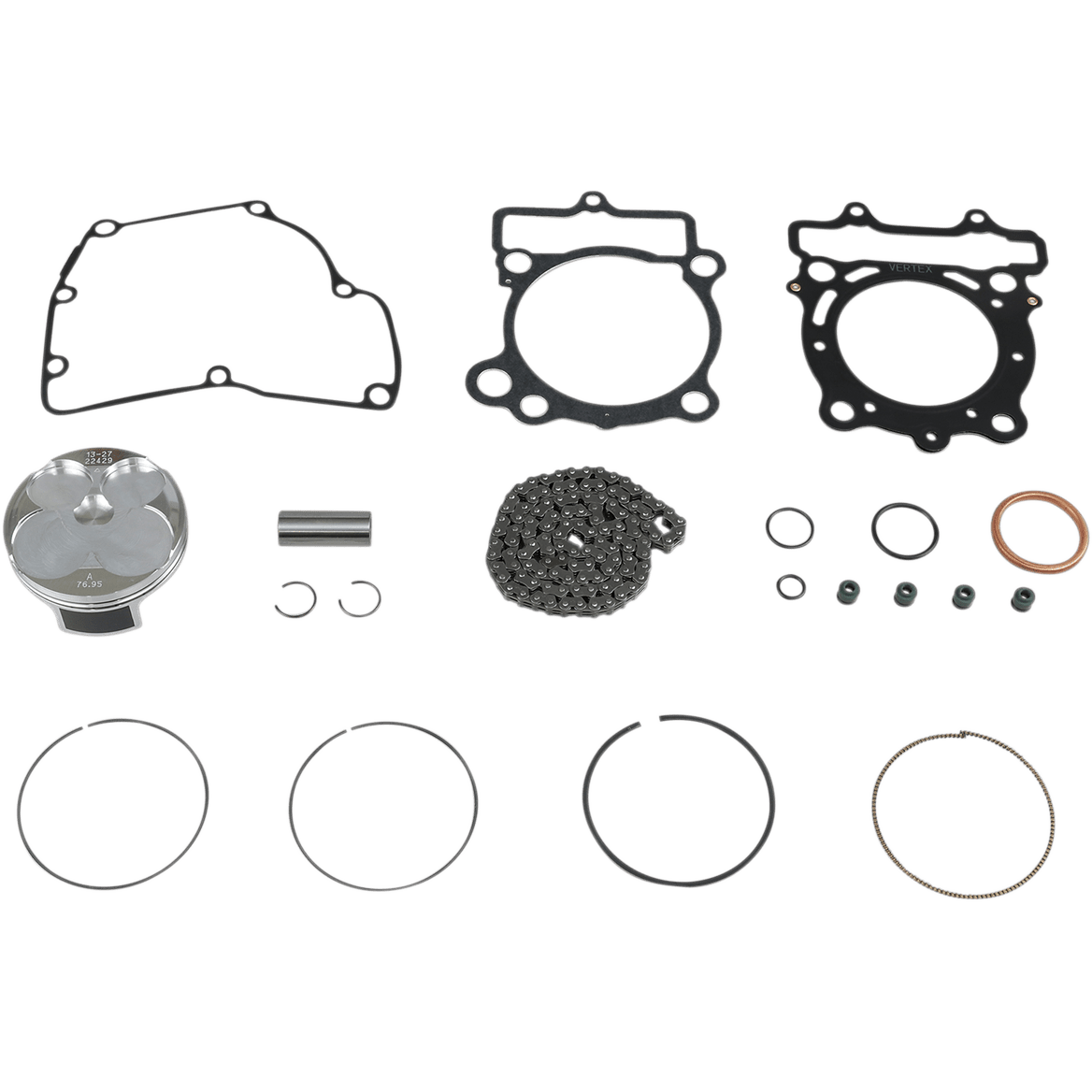 VERTEX Top End Piston Kit RMZ250 76.95 mm VTKTC23862A