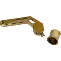 PRO-ONE PERF.MFG. T-Rex Shorty Shifter Arm Gold '88-'22 FL 500775TIN