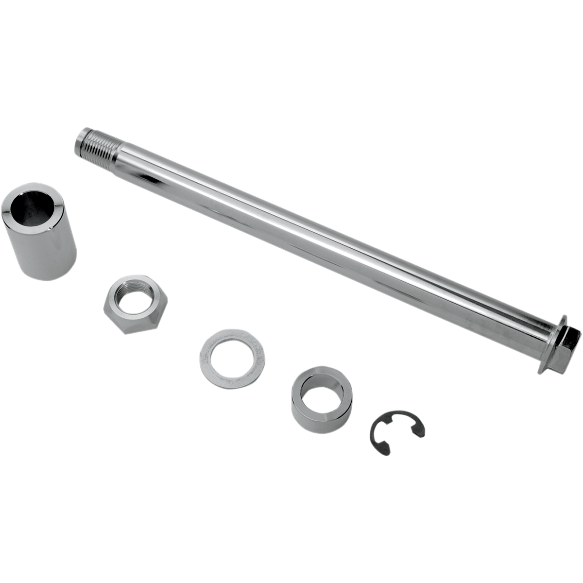 DRAG SPECIALTIES Axle Kit Rear Chrome