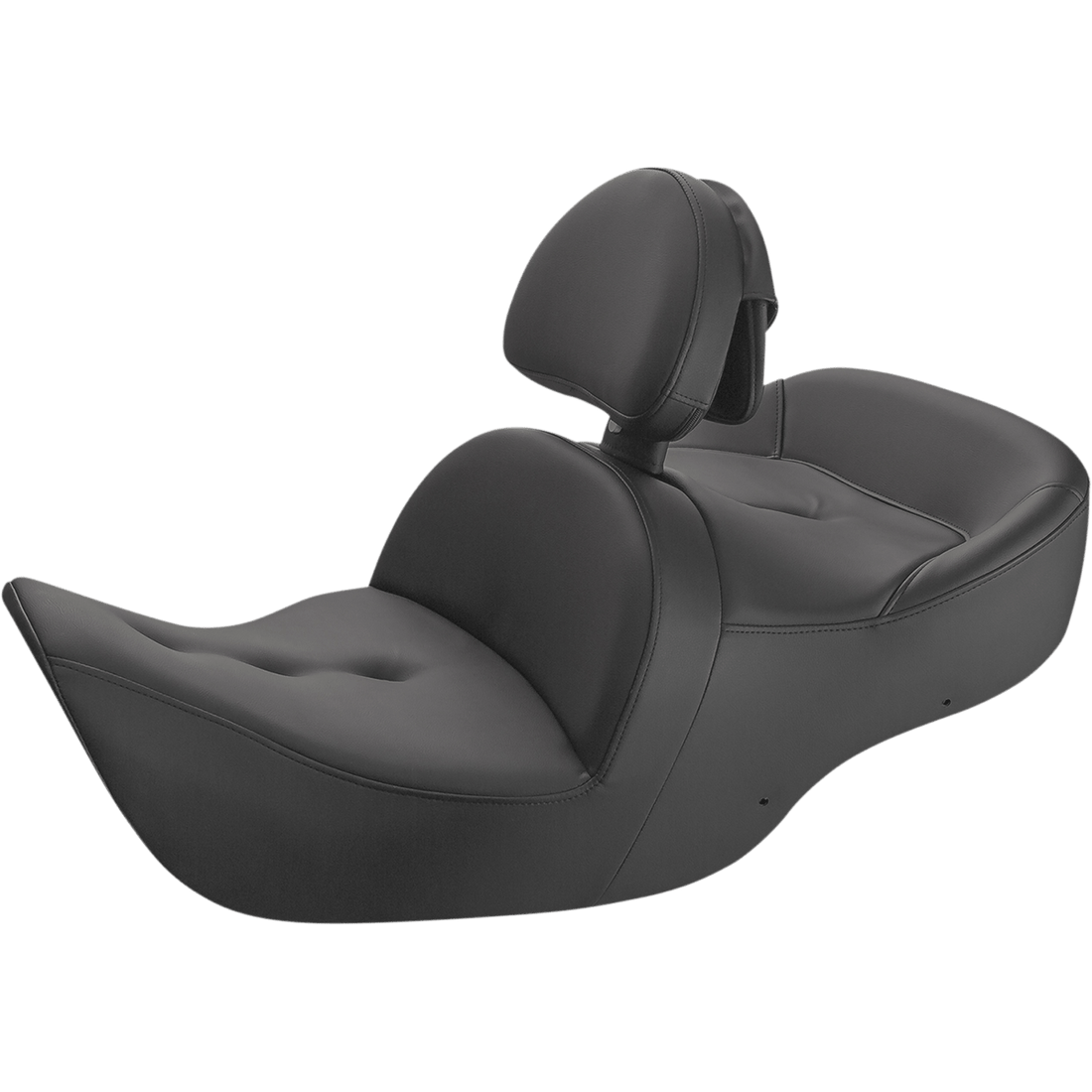 SADDLEMEN Seat Roadsofa™ With Backrest Pillow Top Black H0107181BR