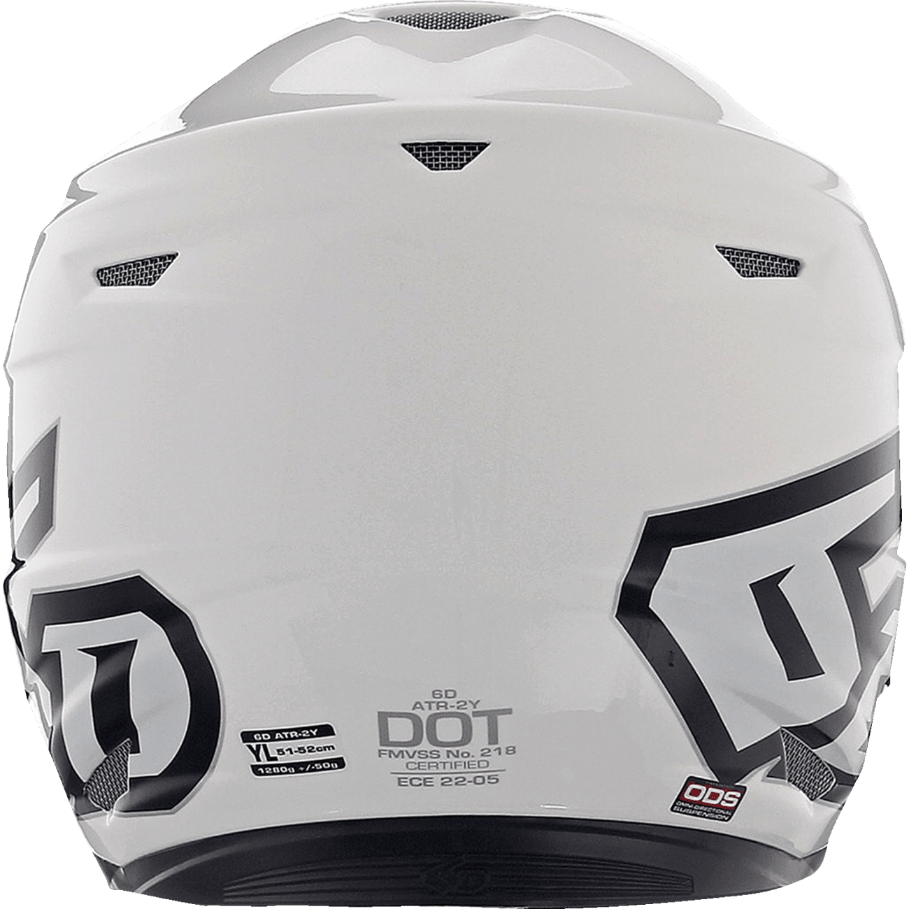 6D HELMETS ATR-2 Helmet Gloss White Small 120525