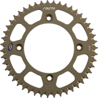 SUNSTAR SPROCKETS Rear Sprocket 47 Tooth Suzuki/Yamaha Works/Gold