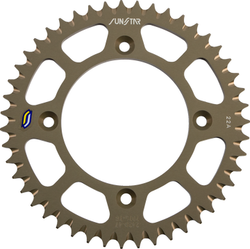 SUNSTAR SPROCKETS Rear Sprocket 47 Tooth Suzuki/Yamaha Works/Gold