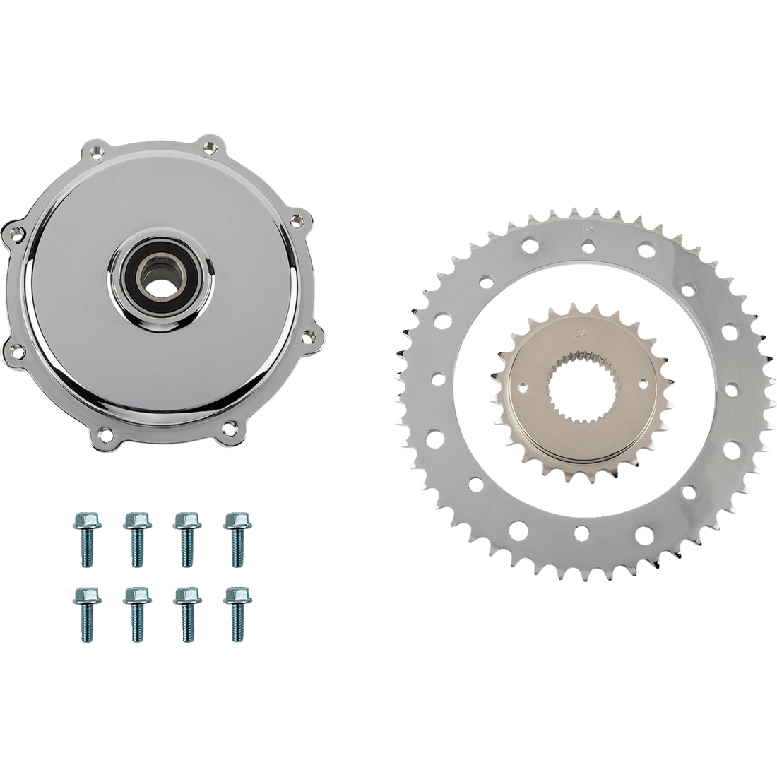 DRAG SPECIALTIES Conversion Sprocket Kit Chrome '09-'16