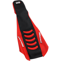 BLACKBIRD RACING Double Grip 3 Seat Cover Black/Red CR