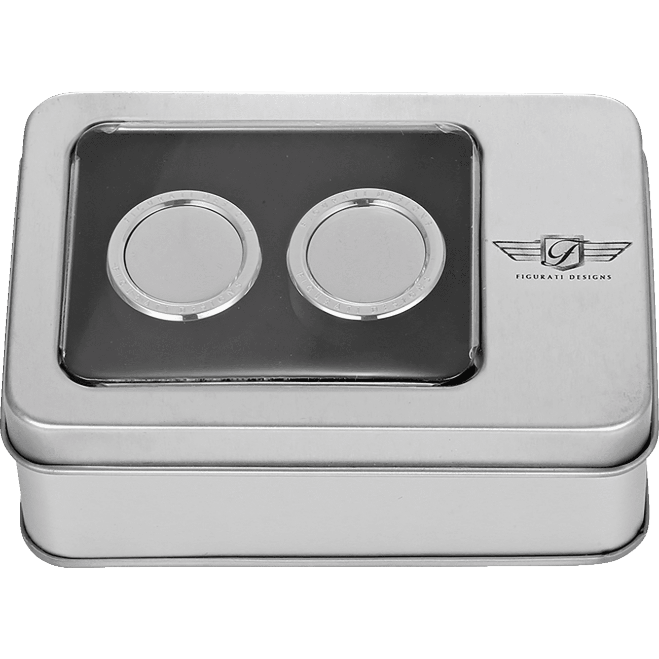 FIGURATI DESIGNS Docking Hardware Covers Stainless Steel FD60DC2730SS