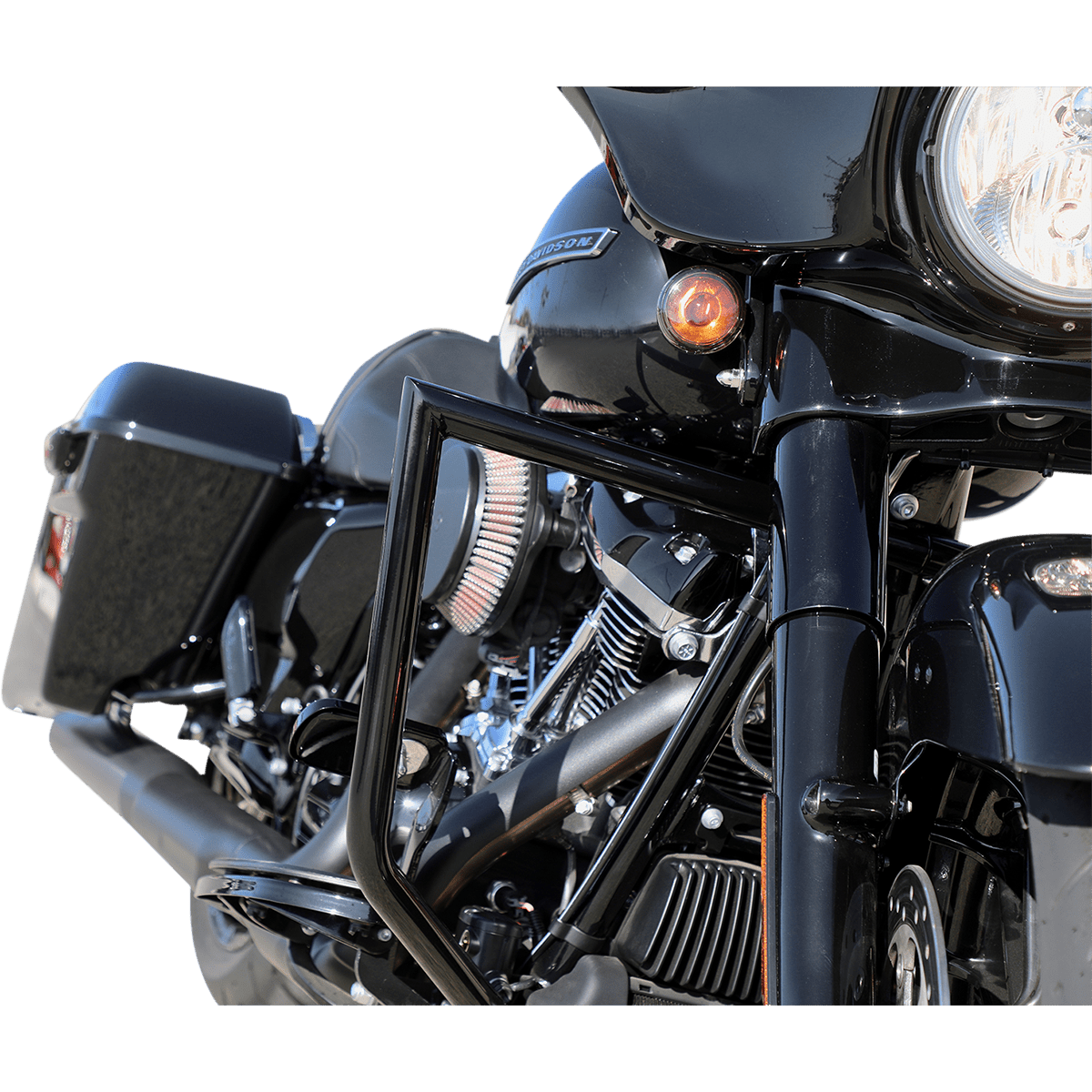 LA CHOPPERS Engine Guard Black Twin Peaks LA710000B