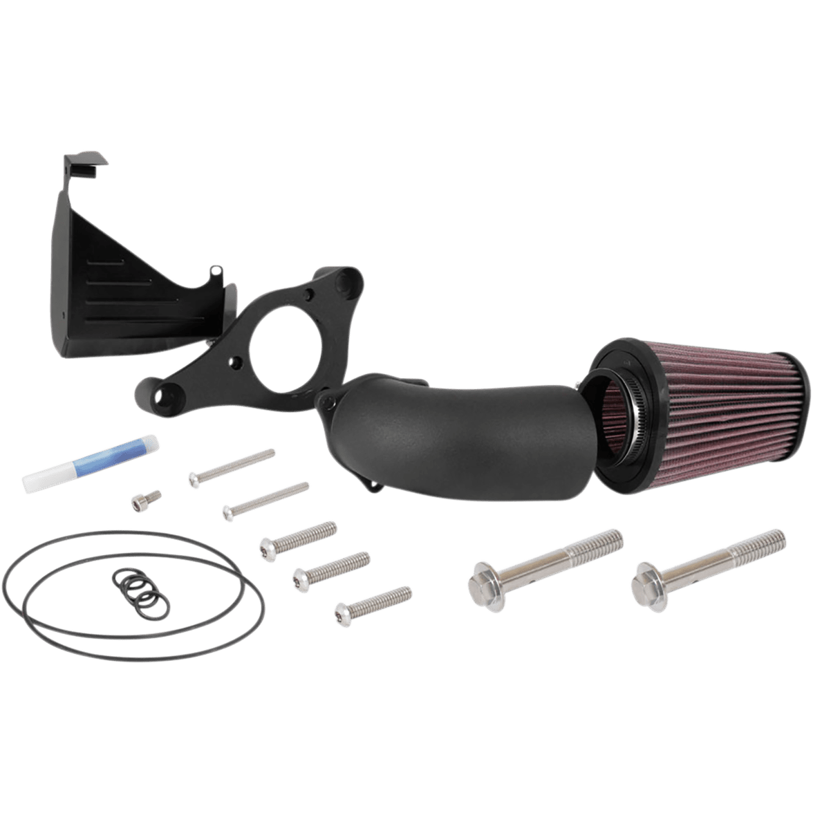 K & N Aircharger® Intake System with Mandrel-Bent Aluminum Intake Tube Kit Black 571138