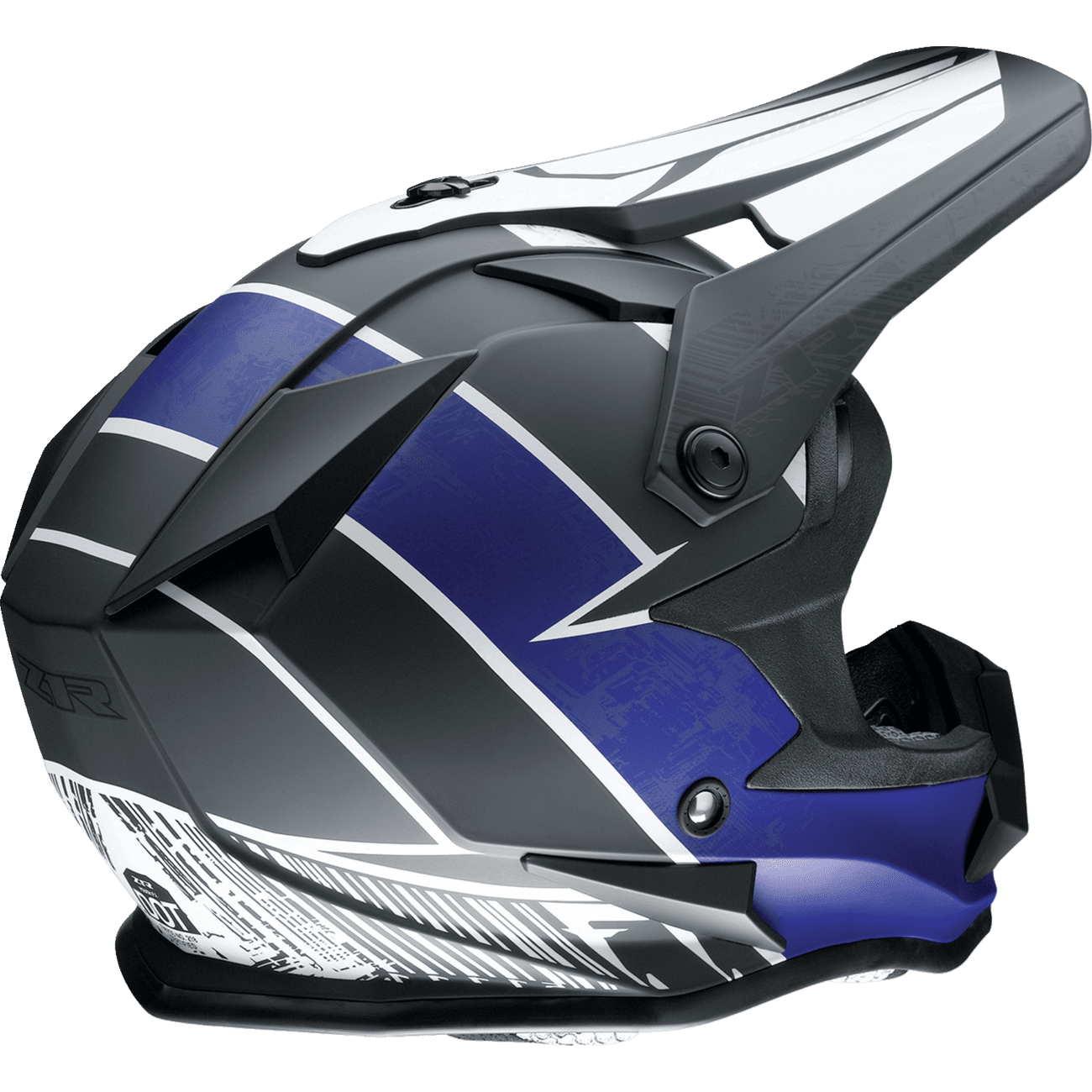 Z1R Youth F.I. Helmet Fractal MIPS® Matte Black/Blue Medium