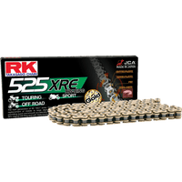 RK 525 XRE Drive Chain 108 Links Gold GB525XRE108