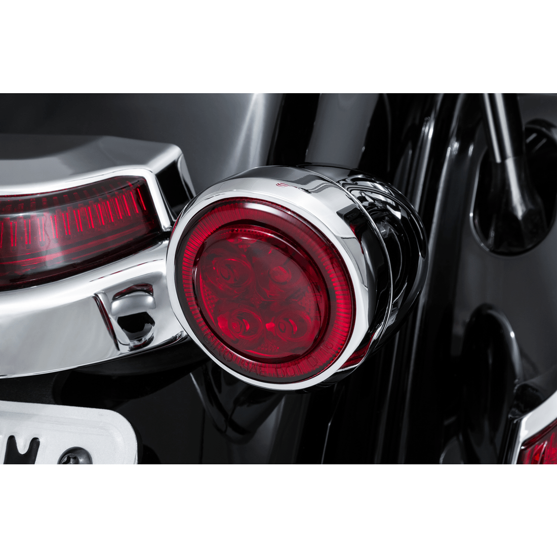 CIRO Signal Insert Rear Chrome Red 45700