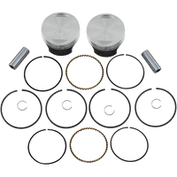 WISECO Tracker™ Series Piston Kit 3.528" 1340 cc 80 Cubic Inch +0.030" Evolution