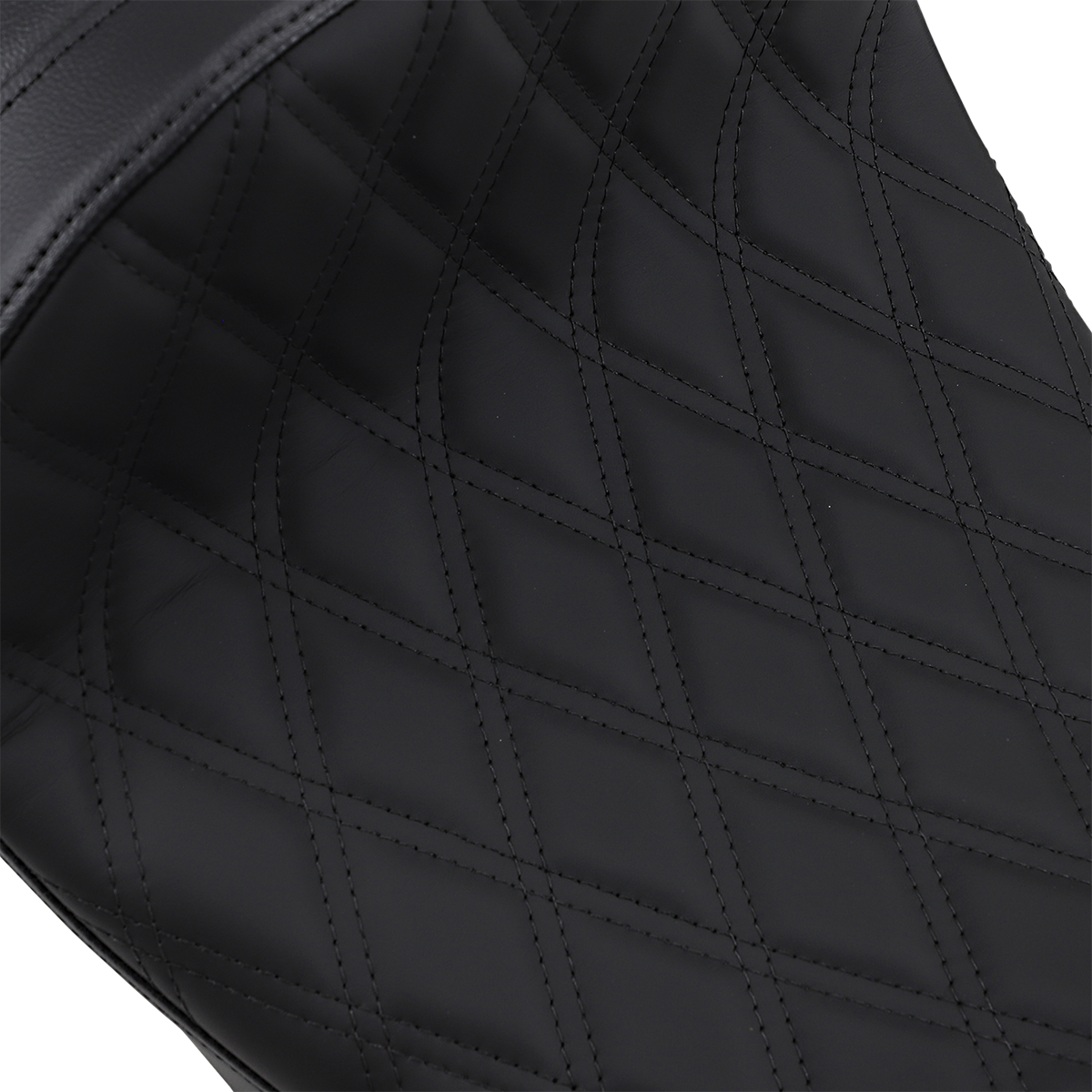 DRAG SPECIALTIES Forward Low Solo Seat Diamond Black Stitching FL '08-'23