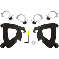 MEMPHIS SHADES Gauntlet Mounting Kit Black FXDL '14-'17 MEB2014