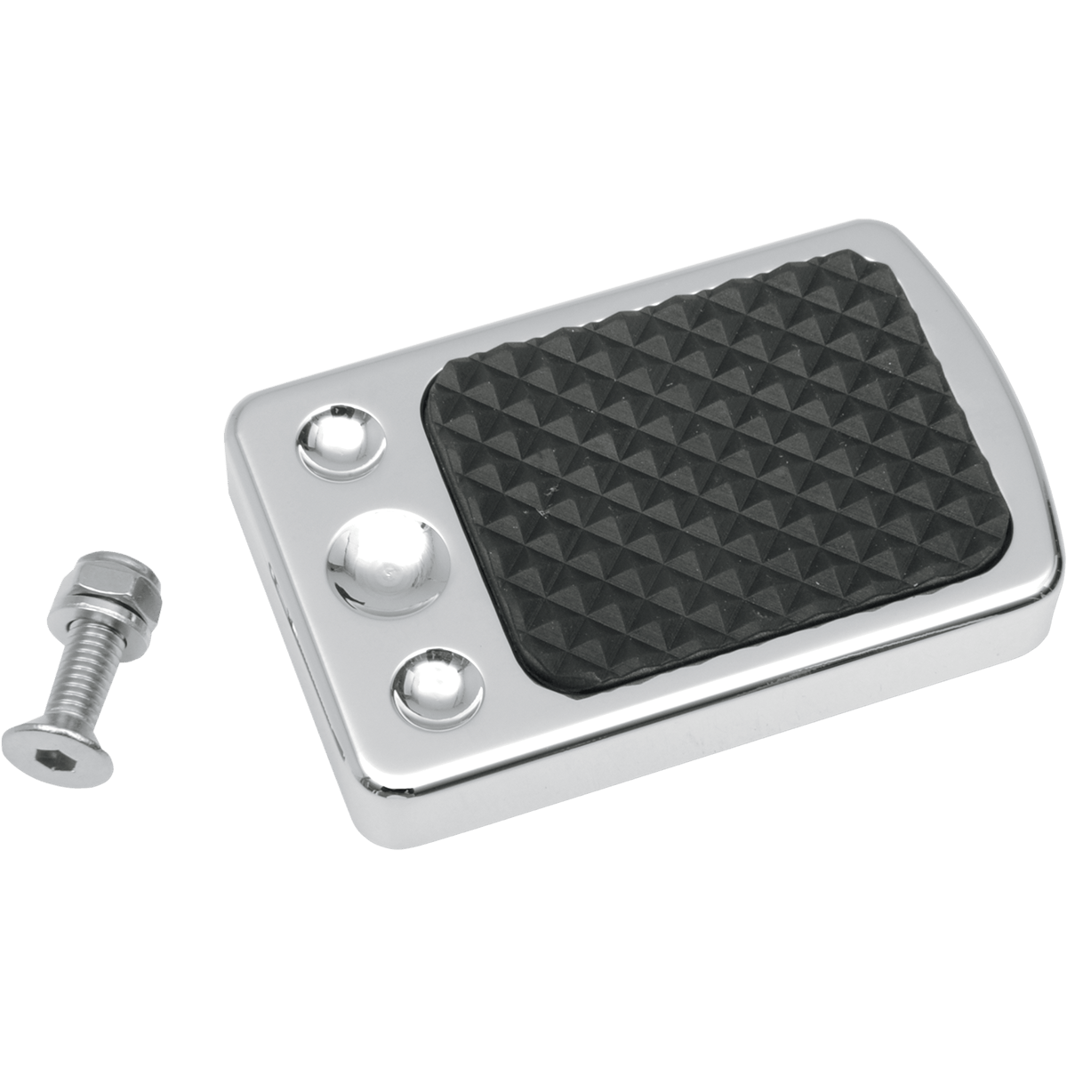 DRAG SPECIALTIES Brake Pedal Pad Chrome FL