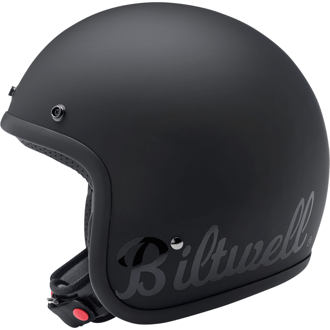 BILTWELL Bonanza Helmet Flat Black Factory XS 1001638201