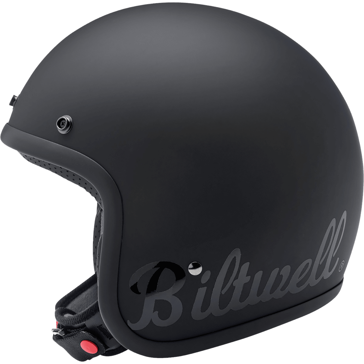 BILTWELL Bonanza Helmet Flat Black Factory XS 1001638201