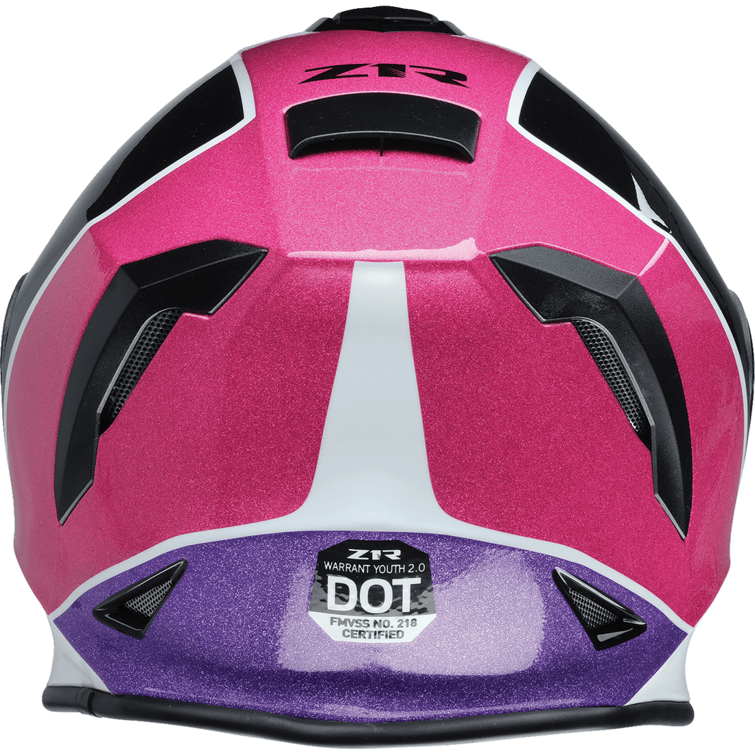 Z1R Youth Warrant 2.0 Helmet Fresh Pow Pink/Purple Small