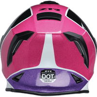 Z1R Youth Warrant 2.0 Helmet Fresh Pow Pink/Purple Small