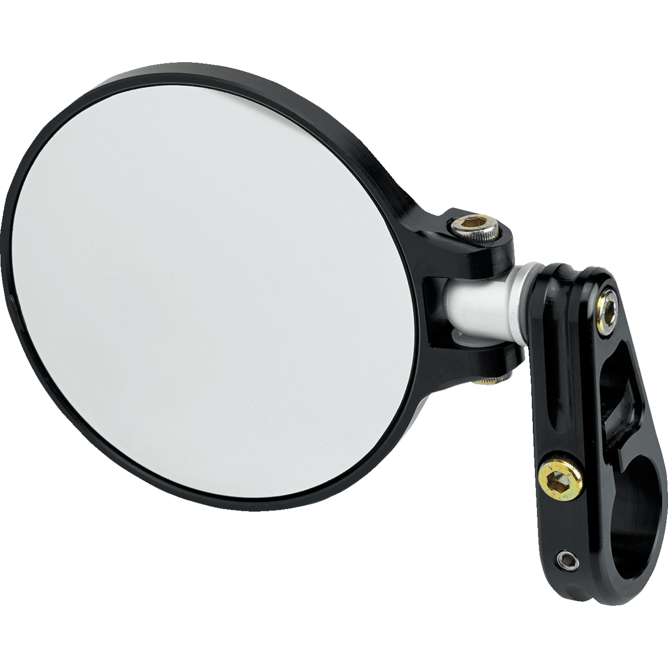 JOKER MACHINE Folding Bar-End Mirror 3-1/4" Black 09303B