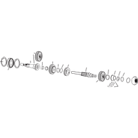 ANDREWS Mainshaft 1st Gear 251050