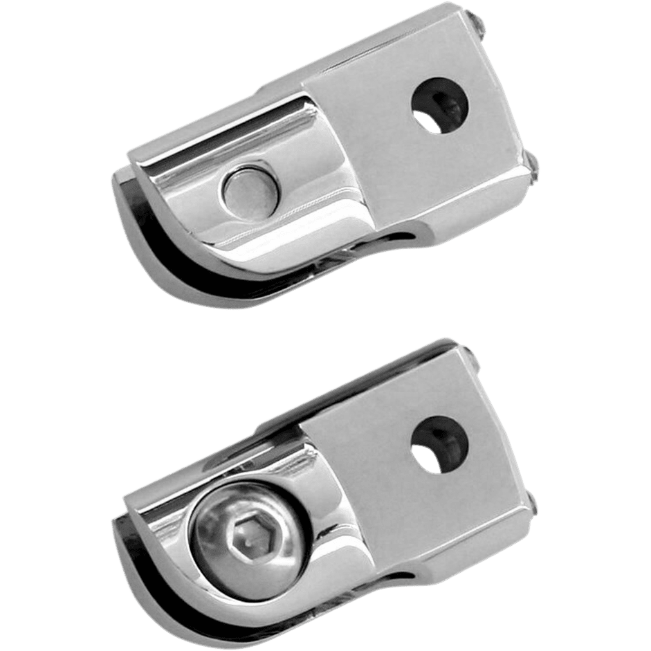 ACCUTRONIX Rear Footpeg Adapter Chrome