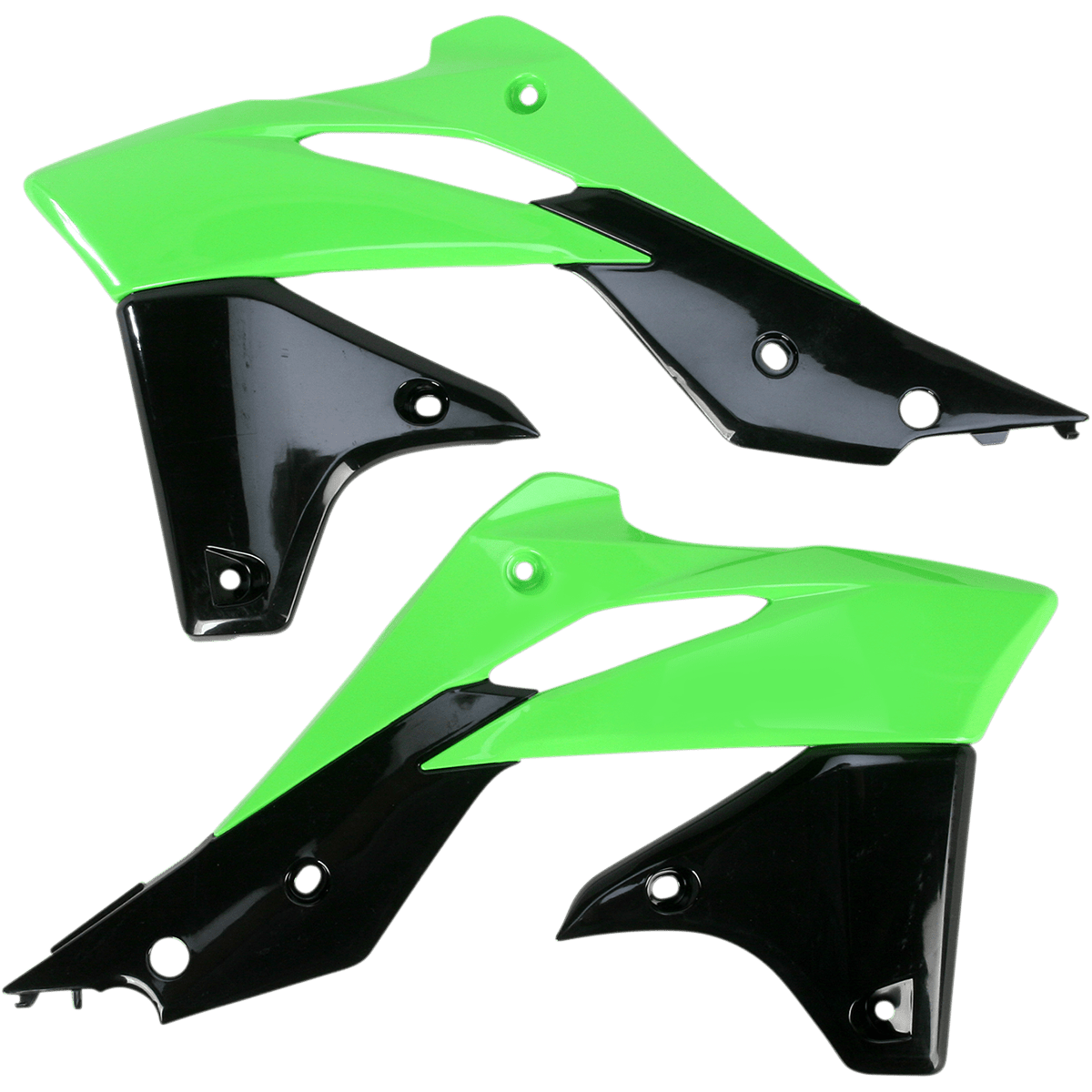 ACERBIS Radiator Shrouds Green/Black